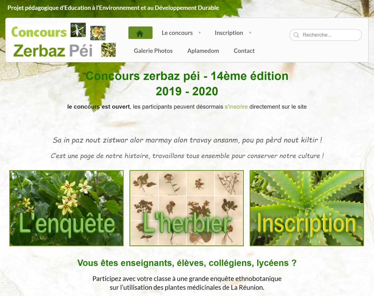 Concours Zerbaz Péi 2020